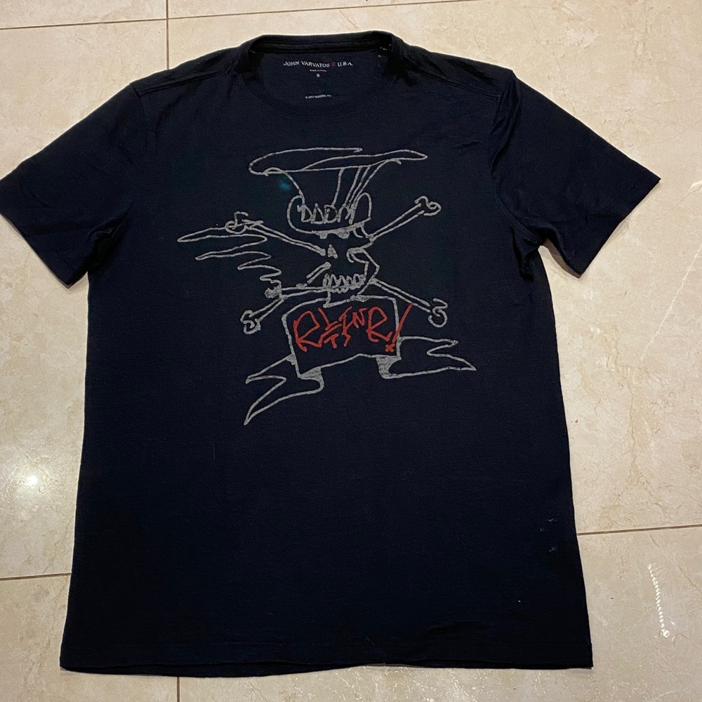 John Varvatos 2017 Rock Icon Collection - Slash- Guns and Roses Tshirt Small